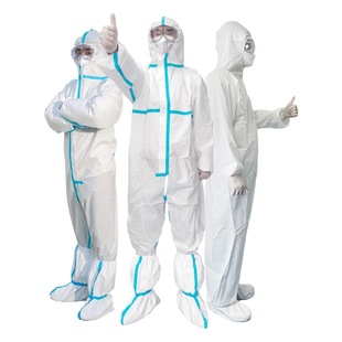 Disposable Protective Clothing One-Piece Hooded Full-Body Breathable Pig Farm Isolation Clothing Standard Spray Paint Visiting Work Clothes