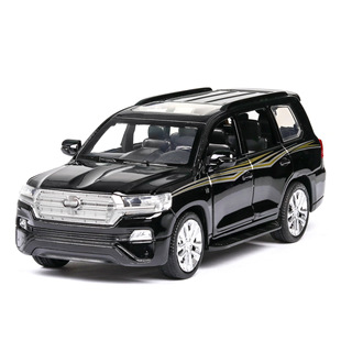 (Boxed) Jianyuan car model kuroze Land Cruiser 1:32 simulation pull back car suv mixed batch
