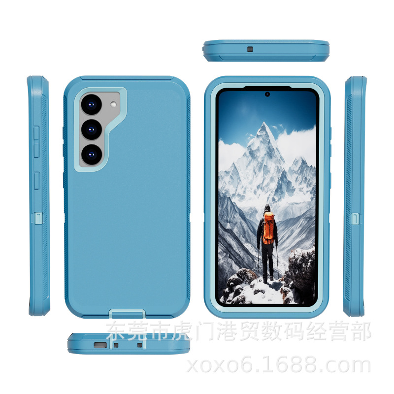 Samsung S23+ に適した落下防止および防塵の落下防止携帯電話ケース 1.5m 落下防止 Samsung S23 保護カバー フルパッケージ|undefined