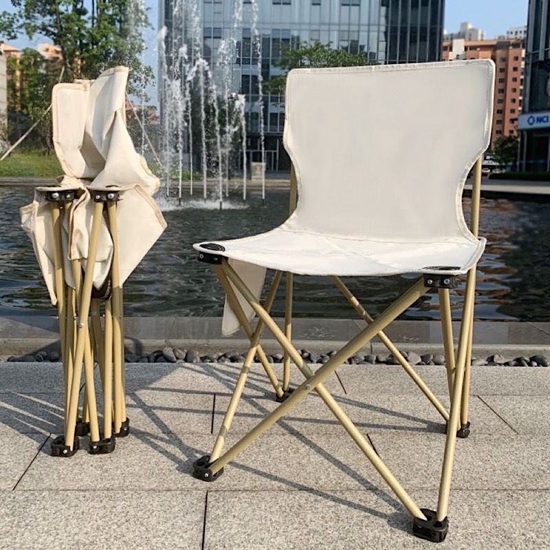 Sillón plegable al aire libre, sillón reclinable, taburete portátil, silla resistente para acampar, respaldo, taburete de pesca, taburete de dibujo de arte