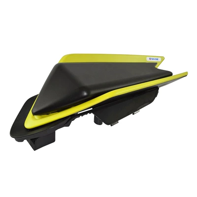 Rear Seat Cover, Rear Hump, Motorcycle cushion - rear-hump-i-type-yellow