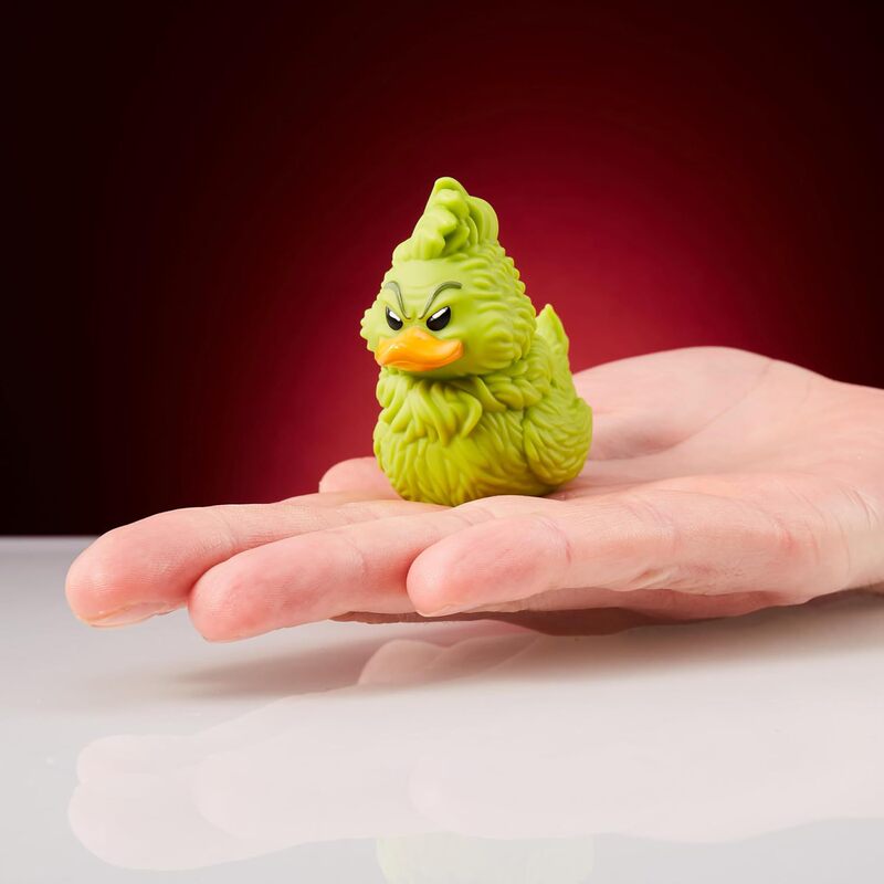 Kids Bulk Mini Grinch Collectible Vinyl Rubber Duck Toy Trick or Treat Surprise
