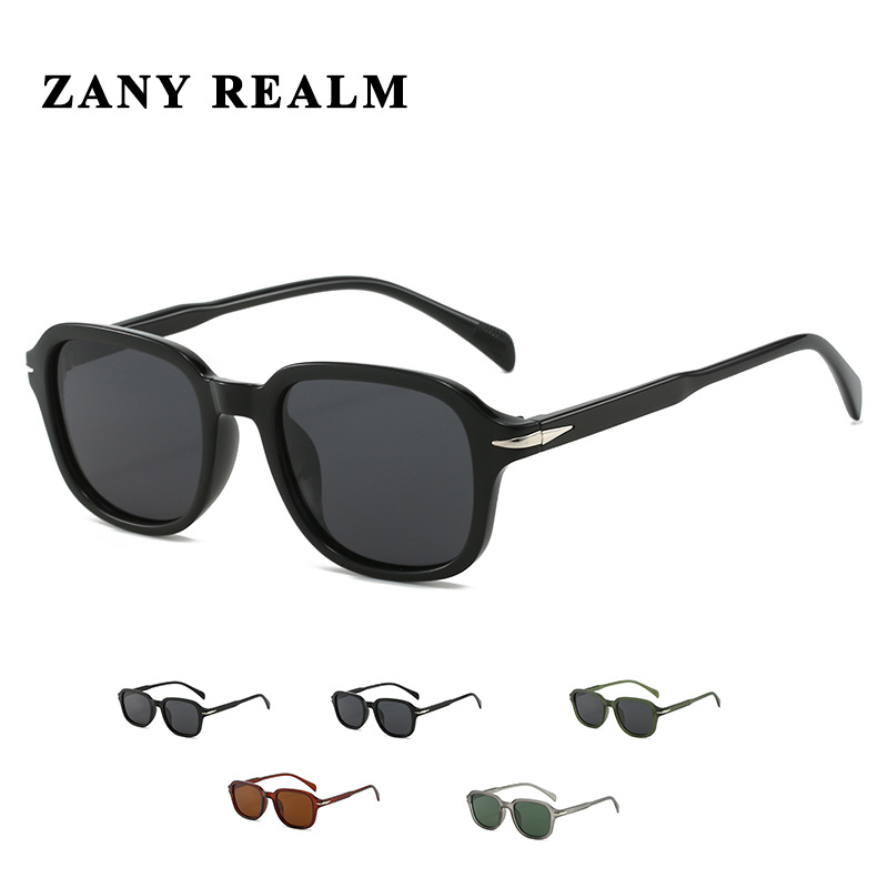 Fabricante de gafas de sol de caja cuadrada de moda transfronteriza europea y americana nuevo protector solar remache anti-ultravioleta gafas de sol modernas al por mayor