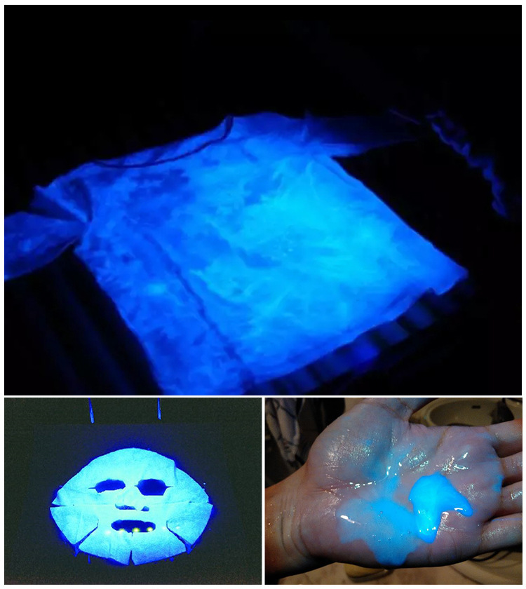 High-power Woods' purple flashlight 365nm UV identification tobacco and wine anti-counterfeiting fluorescent agent cat ringworm detection lamp
