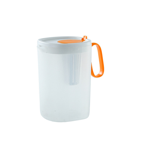 Summer refrigerator cold kettle plastic set, fruit teapot, household high temperature resistant cold kettle, large capacity tea cup