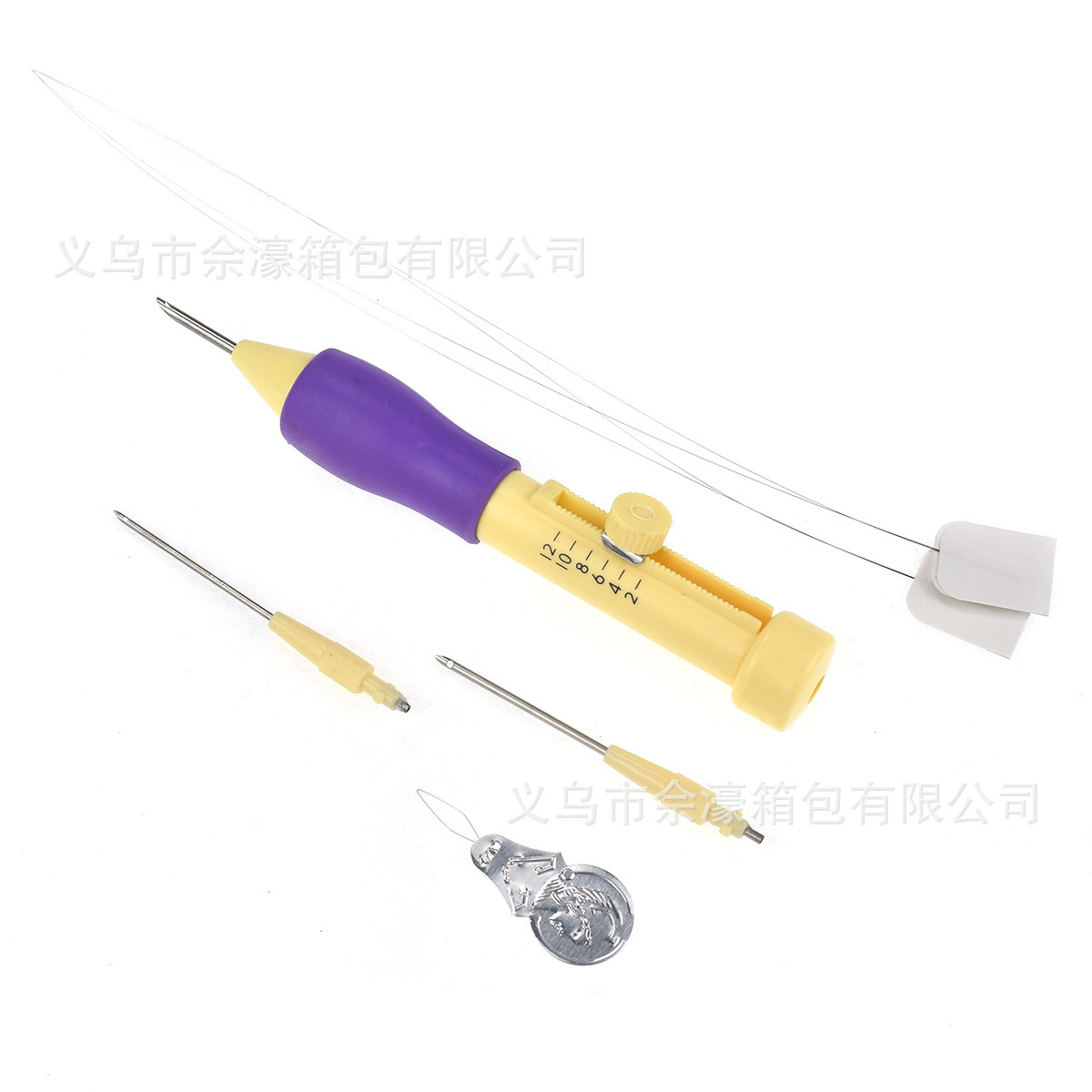 Herramientas de tejido transfronterizas, pinza de bordado DIY, 3 tipos de espesor, un conjunto de pinzas de pinza de bordado, pinza de bordado AC047