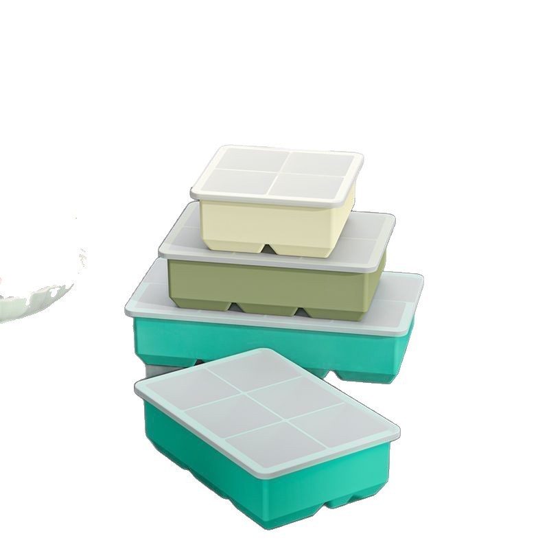 大号硅胶冰格冻食品级冰块模具家用自制方形冰块威士忌制冰|undefined