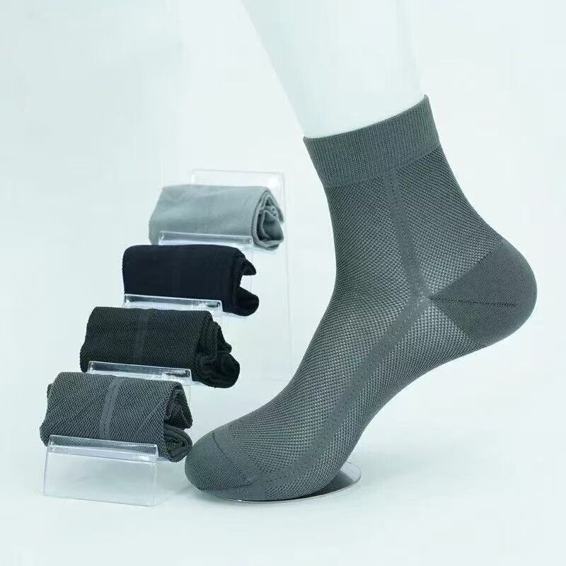Business Mesh Socks, Spring and Summer Thin Style, Antibacterial and Deodorant, Men's Honeycomb Ultra-Breathable, Wear-Resistant Mid-Calf Casual Socks Business Mesh Socks, Spring and Summer Thin Style, Antibacterial and Deodorant, Men's Honeycomb Ultra-Breathable, Wear-Resistant Mid-Calf Casual Socks