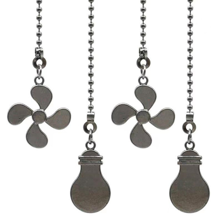 新款4叶灯泡风扇枪色