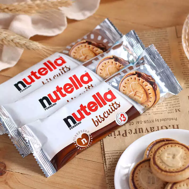 Fei/Lero печенье с Nutella, лезхенут шоколад любовь сэндвич, оригинальные импортные снеки.
