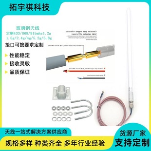 Omnidirectional Sky Glass Fiber Reinforced Plastic Antenna 868/915M/2.4G/5.8G/High Gain Outdoor Waterproof Uav Antenna