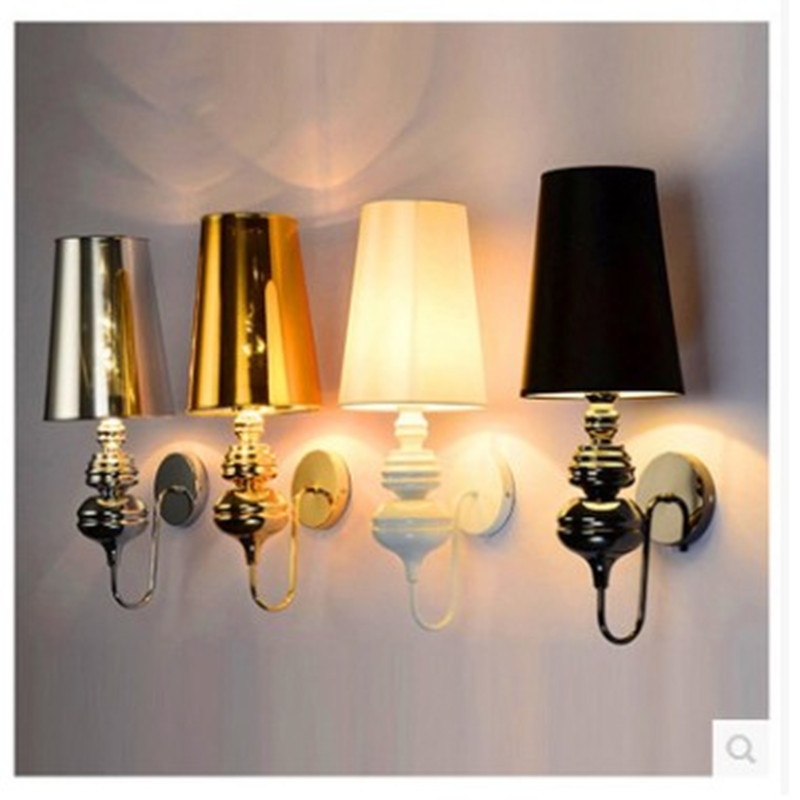 Iluminación de pared creativa de cabecera de cama de estilo europeo dormitorio guardian moderno personalidad nórdica minimalista pasillo postmoderno arte