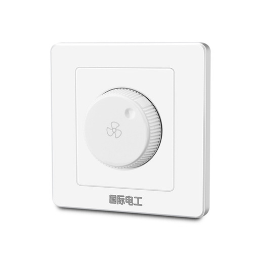 Type 86 surface-mounted speed control switch panel ceiling fan electric fan switch variable frequency duct fan wall speed control switch