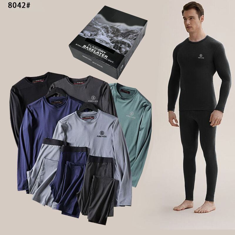 ICE Men's Outdoor Hiking and Mountaineering Daily Training All-match Casual suit Thin Fleece Top Anti-static suit