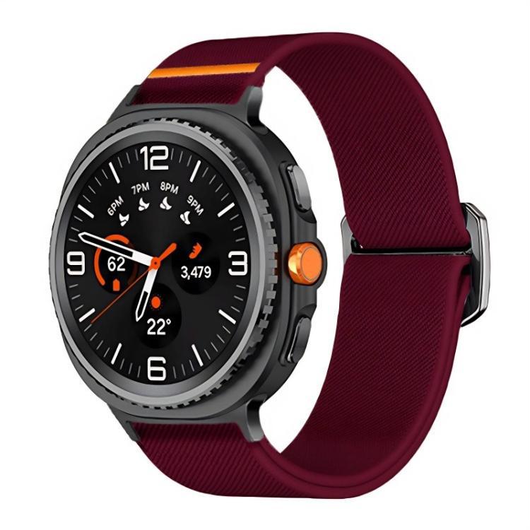 Para Samsung Galaxy Watch8 Stretch Nylon Correa de reloj deportiva de negocios correa de reloj de buey