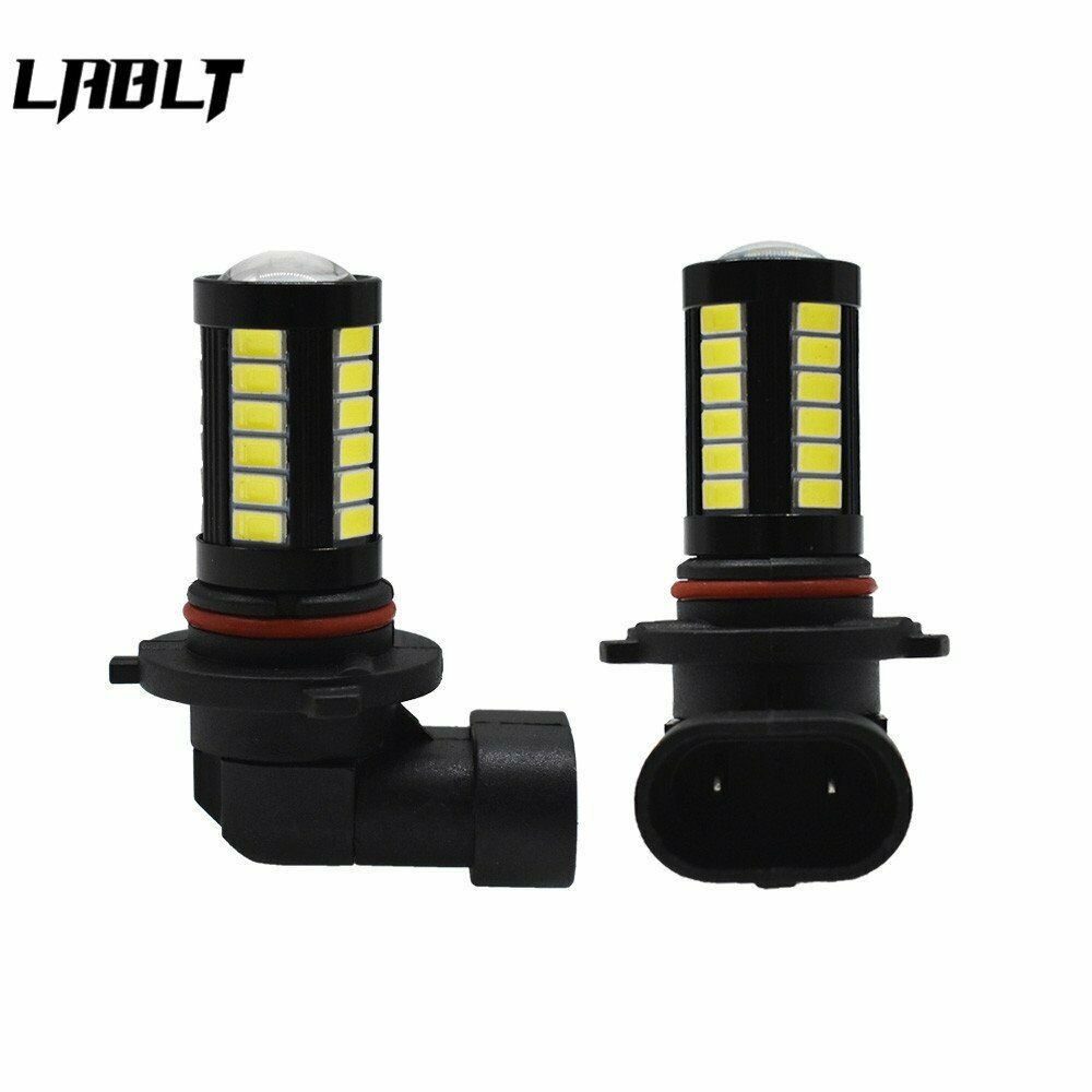 Lámpara de niebla del automóvil H7 H8 / H11 9005 9006 5630 33SMD faro LED lámpara de niebla delantera caja negra