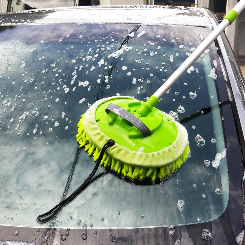 Trapeador de limpieza de coche multifunción de chenilla transfronterizo para coche de lavado de coche retráctil trapeador de limpieza de coche de limpieza de coche de lavado de coche