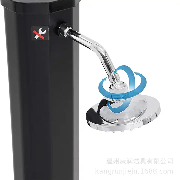 2023 fábrica directa material de PVC 35L piscina al aire libre ducha solar