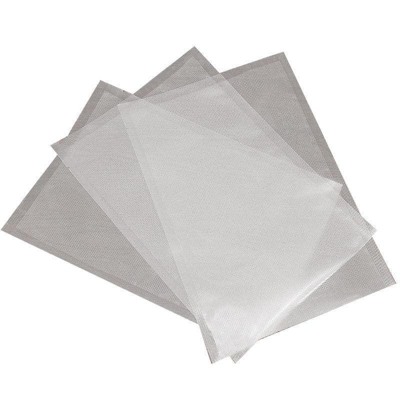 Bolsas de vacío texturizadas para aspiradoras, bolsas con diseño de malla para alimentos domésticos, bolsas para conservar alimentos cocidos frescos, bolsas de embalaje, bolsas de vacío para alimentos.