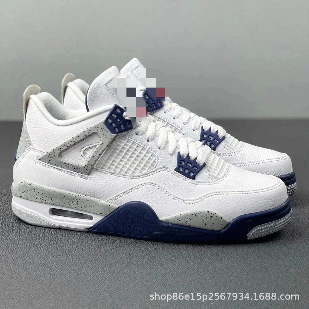 Zapatillas de Baloncesto Deportivas AJ4, Cuero y Caucho, Transpirable y Antideslizante, para Deporte y Ocio