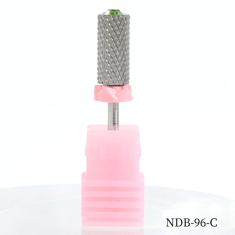 Polizador de uñas general caja de cabeza de molienda para cargar y descargar uñas para eliminar la piel muerta, pulido y limpieza de polvo, pequeño conjunto de bolsillo de acero de tungsteno de color fantasma