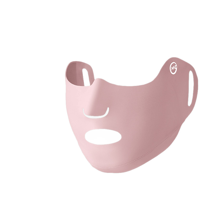 Máscara solar para pesca al aire libre de verano, máscara especial de golf para correr, hielo transpirable, fácil de respirar