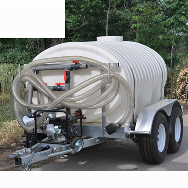 水罐拖车 饮用水标准水塔 镀锌拖车 园林洒水拖车