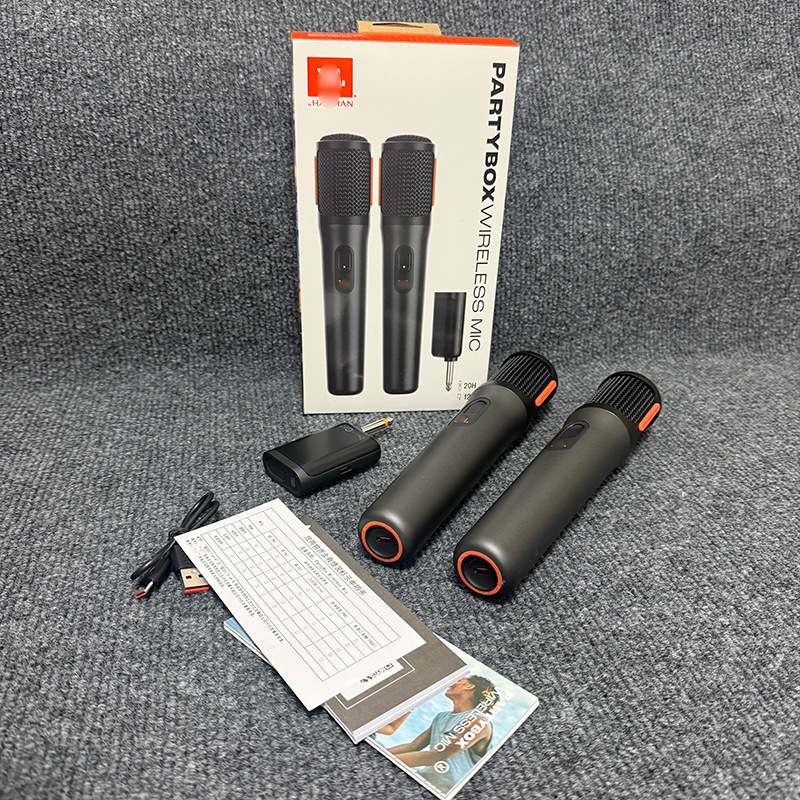 Wirelessmicrophone One-To-Two Wireless Microphone Partybox Wireless Direct Supply from the Manufacturer Wirelessmicrophone One-To-Two Wireless Microphone Partybox Wireless Direct Supply from the Manufacturer