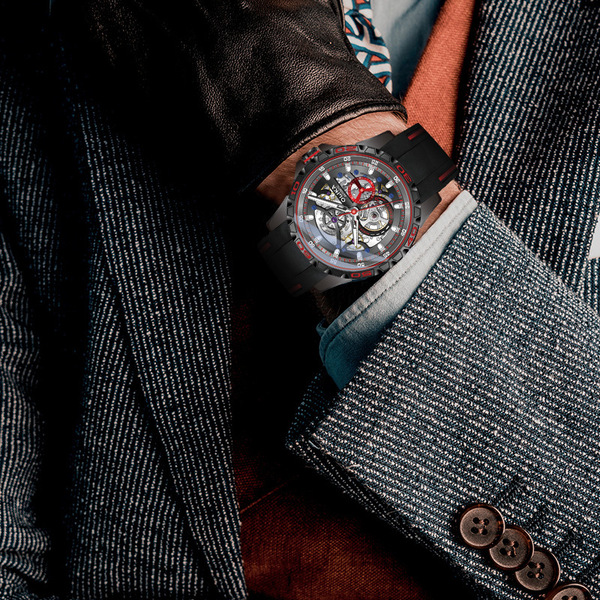 mechanical double-sided men's watch