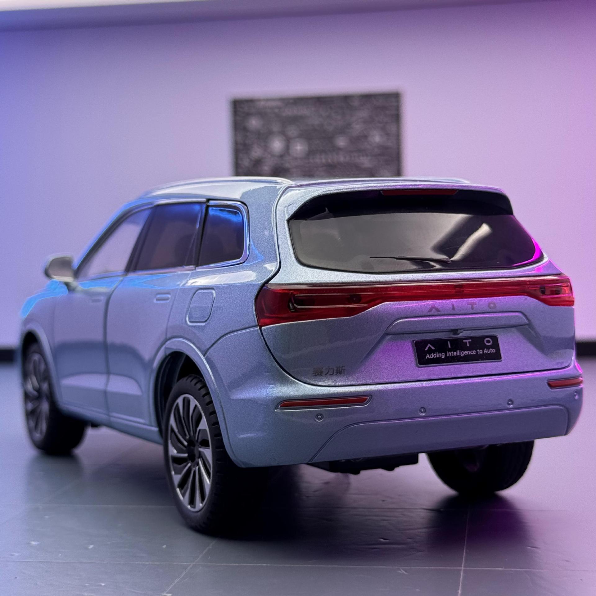 Zhiguan Alloy Car Model 1:24 Ask World M7 Sonido y luz Tack Toy Vehículo todoterreno Model Music Model Adornos al por mayor