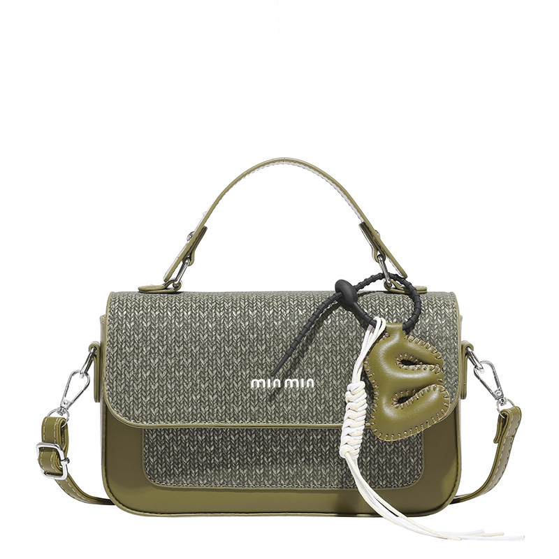 Textura al por mayor de lujo ligero bolso de mano bolso de mujer otoño 2025 nuevo estilo extranjero empalme bolso de hombro bolso de viaje