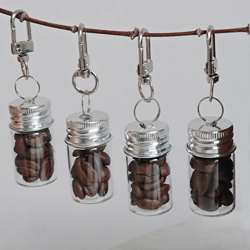 Simulated Coffee Cup, Matcha Cup Keychain, Iced Americano Matcha Ice Cream Pendant, Coffee Shop Event Gift