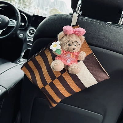 hanging paper box car supplies: Car tissue box/set