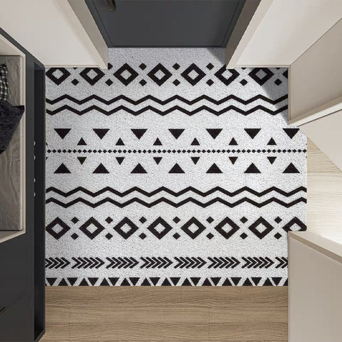 Nordic Geometric Cuttable Entrance Mat, Non-slip and Durable, Easy to Clean, Home Entrance Mat