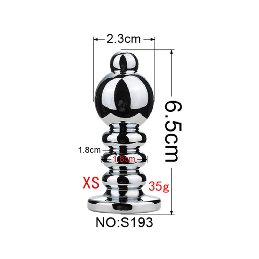 Detachable Anal Plug Heads, Silicone & Metal Options, Multiple Shapes and Sizes