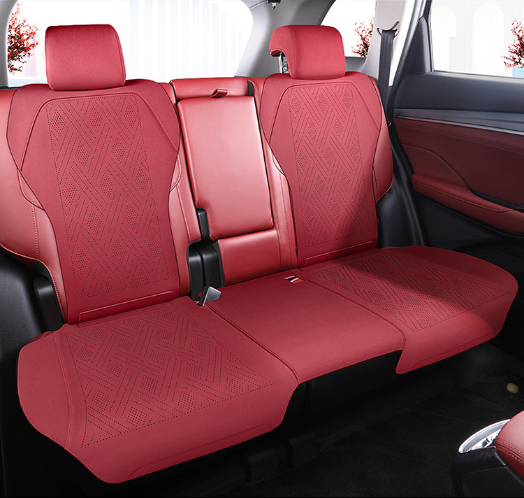 New second-generation Changan CS75Plus special seat cover suede seat cover breathable leather half-pack car seat cushion