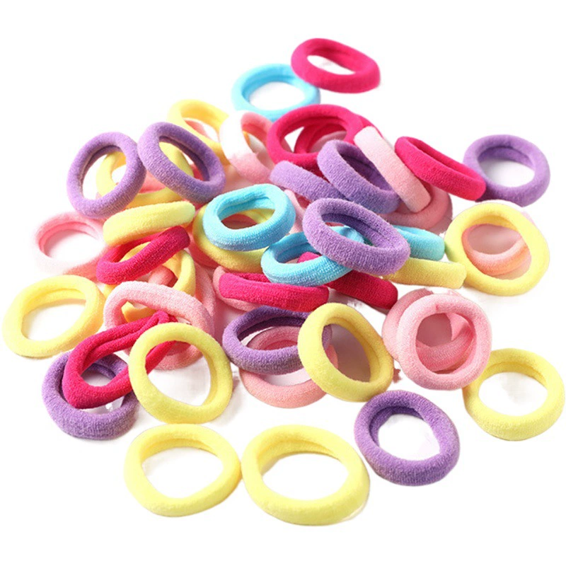 Кожаный ремешок для взрослых Кольцо для полотенец Бесшовные маленькие свежие веревочки для галстуков Конфеты Цвет Кибер-красное кольцо для волос Аксессуары для волос