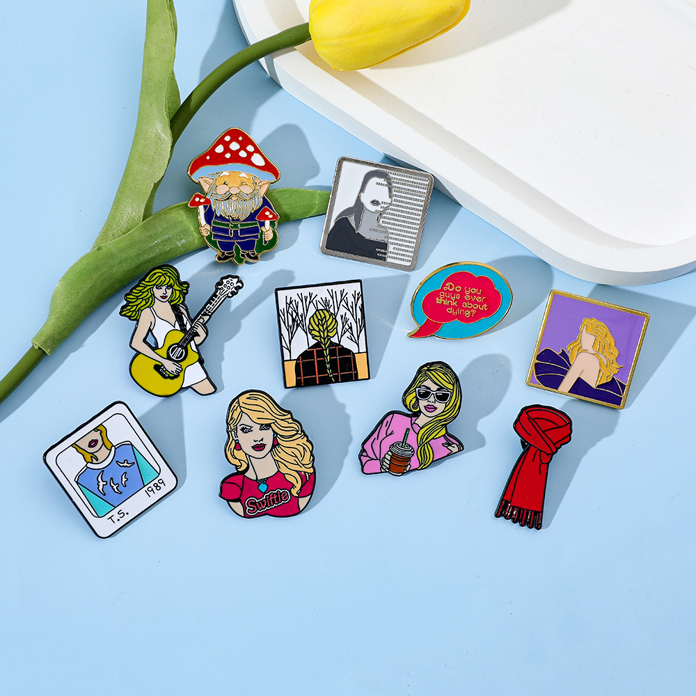 Casual Cartoon Character Alloy Enamel Unisex Brooches display picture 8