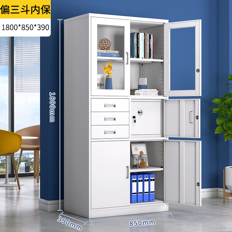 Factoria de comercio exterior gabinete pequeño gabinete de acero gabinete de archivos de oficina con cerradura gabinete de herramientas gabinete de archivos financieros gabinete de almacenamiento