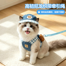 背心式胸背带狗绳牵引绳小型犬比熊博美约克夏泰迪宠物衣服遛狗绳
