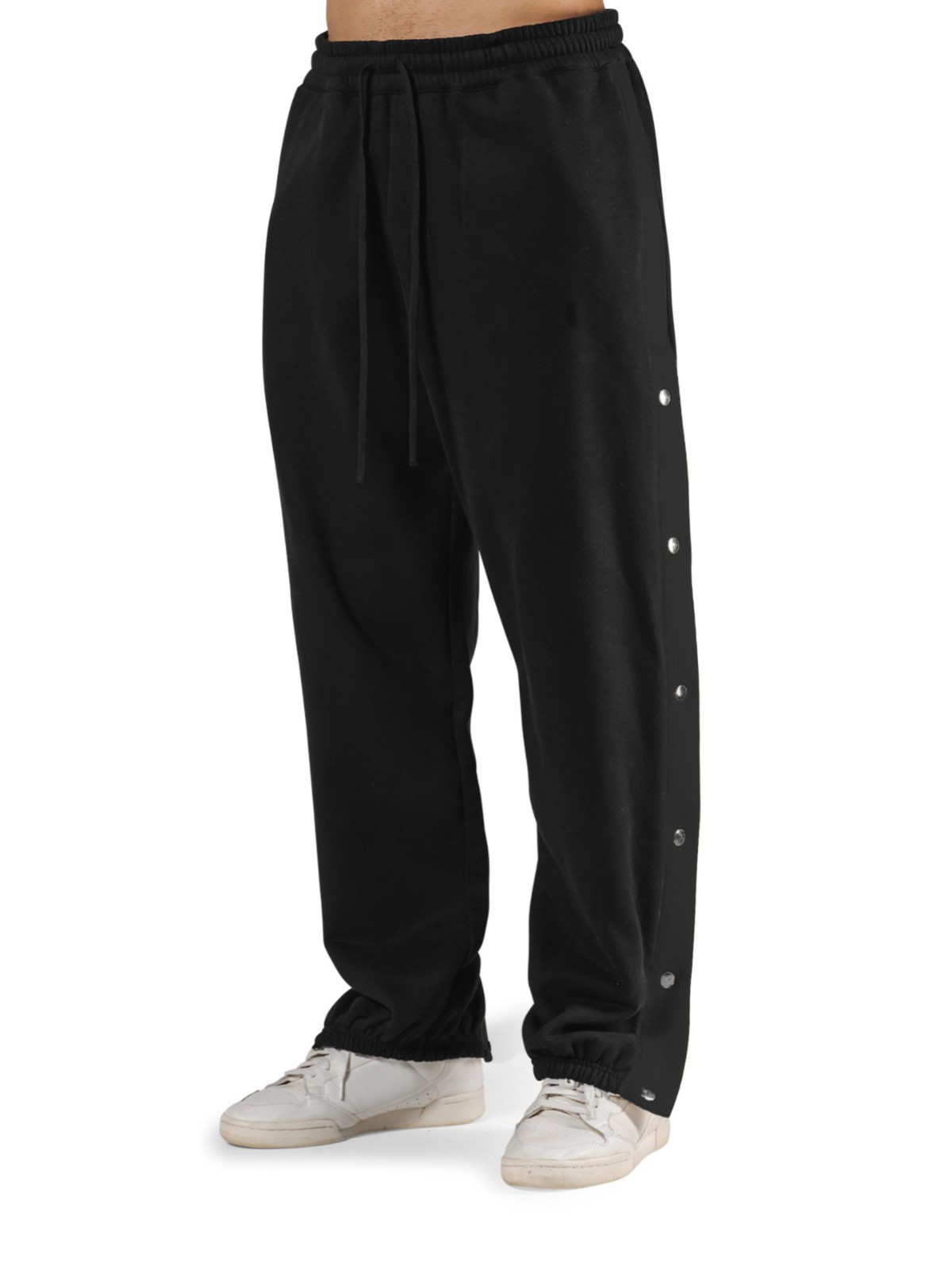 Los deportes de otoño e invierno de los músculos locos están completamente abiertos con hebillas y pantalones de terciopelo. los hombres están relajados y relajados. los pies están atados en otoño e invierno y los pantalones deportivos de terciopelo.