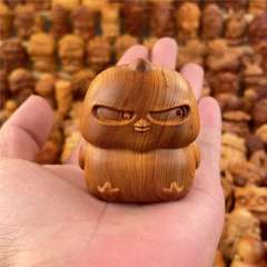 天然シダーウッド彫刻高油古材巣かわいい干支鶏かわいい鶏ホームデコレーションオーナメント