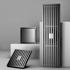 Foreign trade gun gray brass single-purpose floor drain, bathroom sewer sealing cover, shower room and washing machine dual-purpose floor drain