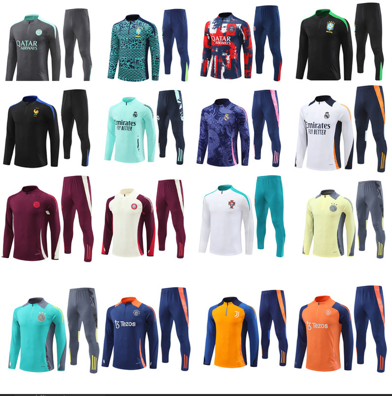 2425 Paris Saint-Germain Training Uniform Mother of the Team Neymar Autumn Team Uniform Adult and Children's Set Player Version 2425 Paris Saint-Germain Training Uniform Mother of the Team Neymar Autumn Team Uniform Adult and Children's Set Player Version