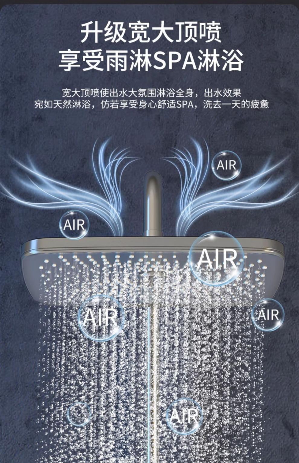 Hotel all-copper shower head, cross-border shower head set, hotel bathroom rain booster nozzle undefined