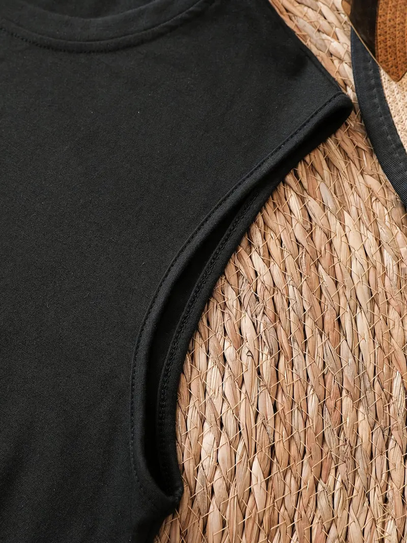 Canotta donna girocollo senza maniche versatile top estivo_voghion.com