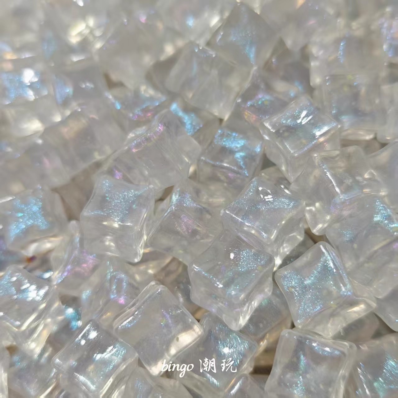Mermaid Fairy Glitter Transparent White 1 piece