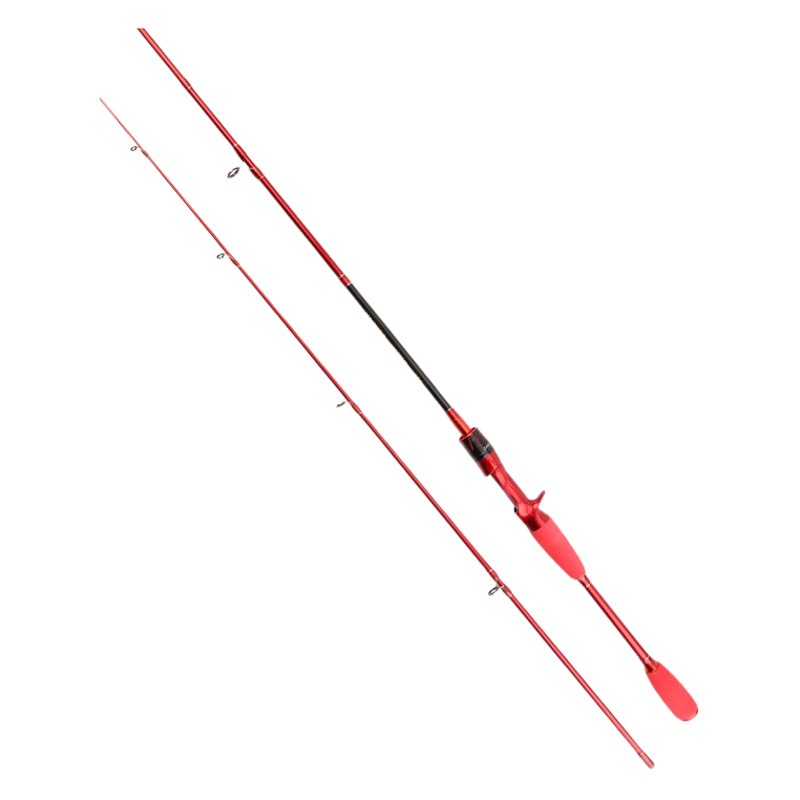 Nuevo carbono luya Rod 1,8 m-2,7 m de largo alcance varilla de lanzamiento ennegrecimiento rebordear enchufe varilla ml ajustable varilla de pesca