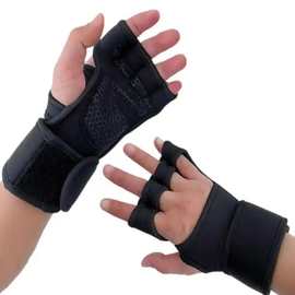 运动手套 防耐磨硅胶手套 力量手套护具 hand support brace