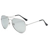 2024 new color change polarized sunglasses retro pilot toad mirror driving fishing glasses 3025